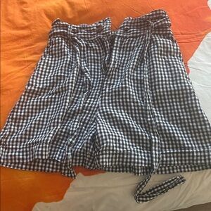 Black and White Gingham shorts
